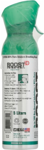 Boost Oxygen® Medium Size Natural Oxygen Perspective: left