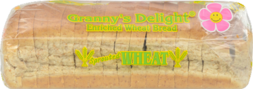 Granny's Delight Sprouted Wheat Bread Perspective: left