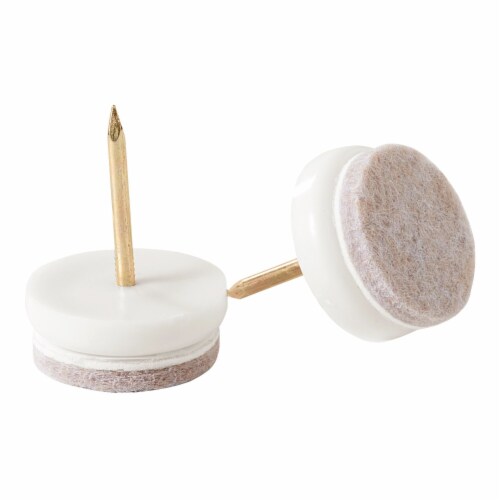 Scotch™ Nail-in Felt Glides - Beige Perspective: left