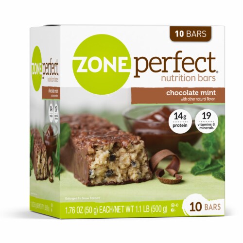 ZonePerfect® Chocolate Mint Nutrition Bars Perspective: left