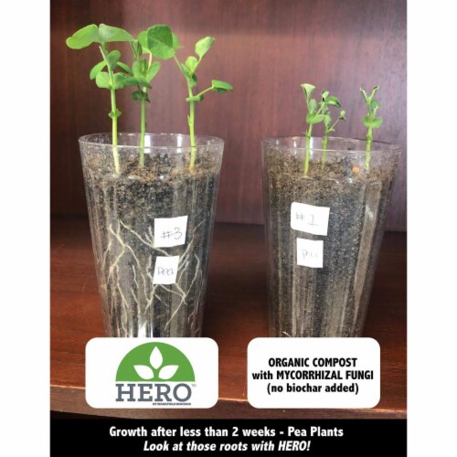 WAKEFIELD HERO Blend 1 cu. ft. Biochar Organic Garden Compost with Mycorrhizal Fungi