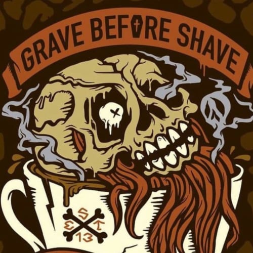 Fisticuffs LLC - Gentlemen's Blend Strong Hold Bourbon Mustache Wax | 1oz. Tin Perspective: left