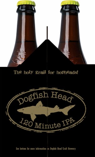 Dogfish Head 120 Min India Pale Ale Perspective: left