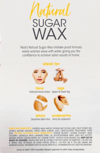 Nad's 100% Natural Sugar Wax Perspective: left