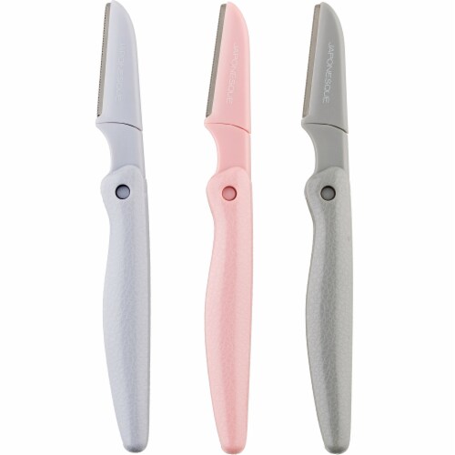 Japonesque® Foldable Dermaplaner Facial Razors Perspective: left