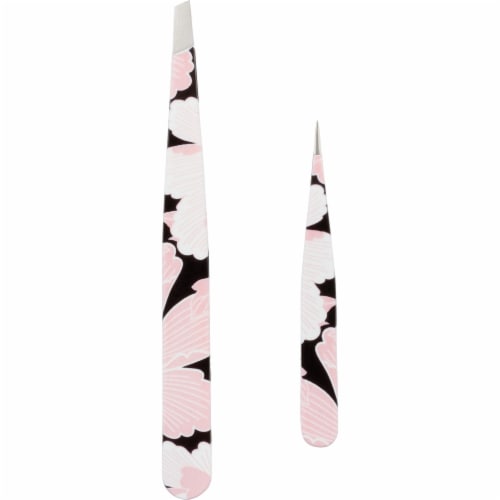 Japonesque® Slant & Point Tweezers Limited Edition Perspective: left