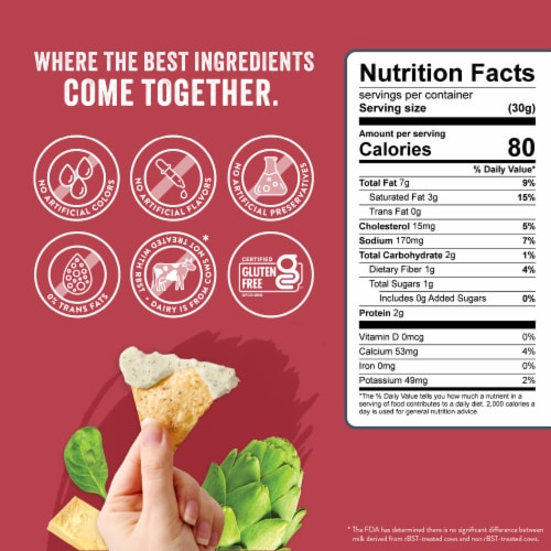 La Terra Fina® Spinach Artichoke & Parmesan Dip & Spread Perspective: left