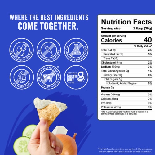 La Terra Fina® Tzatziki with Feta Dip & Spread Perspective: left