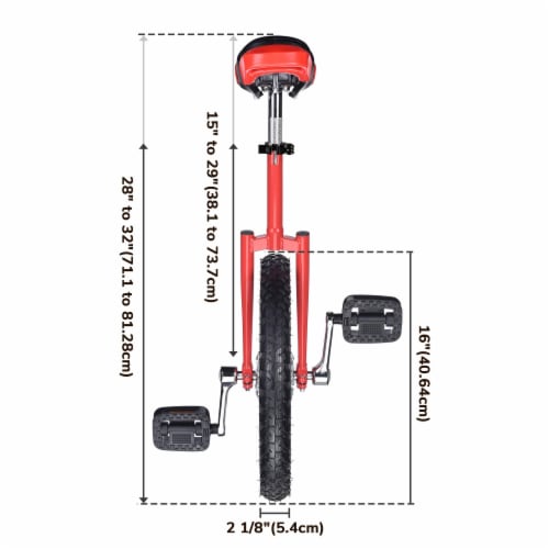 24 Inch Wheel Outdoor Unicycle With Adjustable Togo
