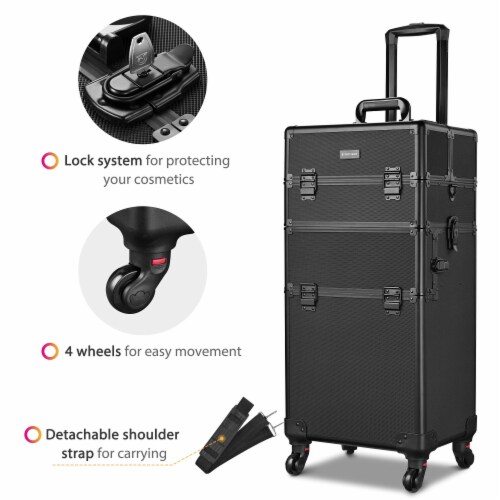 Beauty carry case wheels hot sale