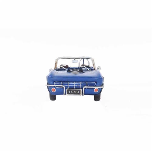 OLD MODERN HANDICRAFTS AJ039 Blue Chevrolet Corvette Sting Ray Sports Car Perspective: left