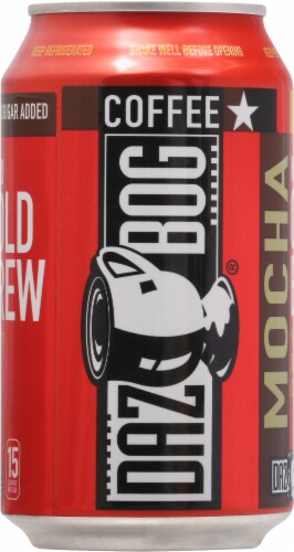 Dazbog Nitro Mocha Cold Brew Coffee Perspective: left
