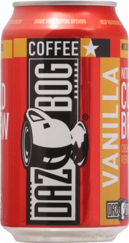 Dazbog Nitro Vanilla Cold Brew Coffee Perspective: left