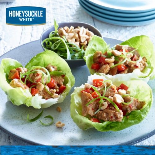 Honeysuckle White® 90% Lean Fat Ground Turkey Roll Perspective: left