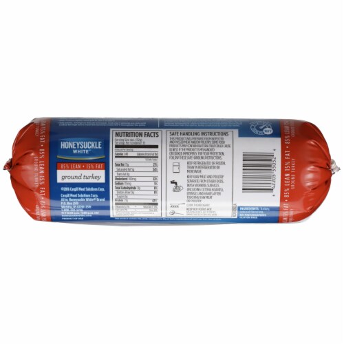 Honeysuckle White® 85% Lean Ground Turkey Roll Perspective: left