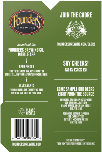 Founders Brewing Unraveled IPA Craft Beer Perspective: left