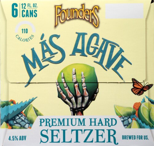 Founders Brewing Premium Hard Seltzer Perspective: left