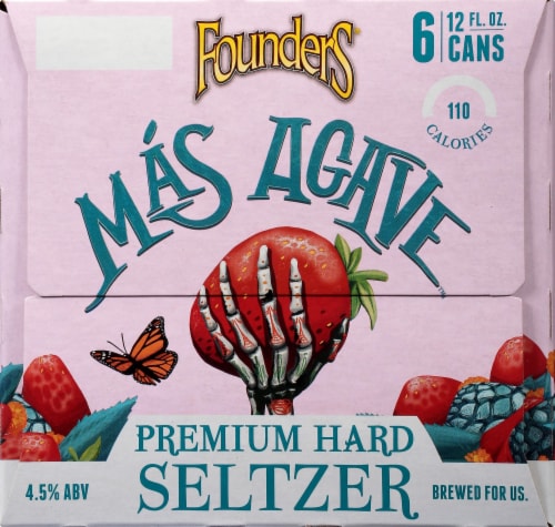 Founders Brewing Premium Hard Seltzer Perspective: left