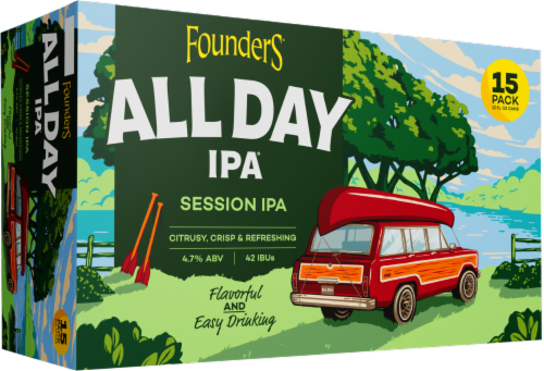 Founders Brewing All Day IPA Perspective: left