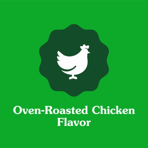 Feline Greenies Natural Dental Care Cat Treats Oven Roasted Chicken Flavor Perspective: left