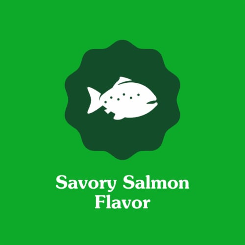 Feline Greenies Dental Cat Treats Savory Salmon Flavor Perspective: left