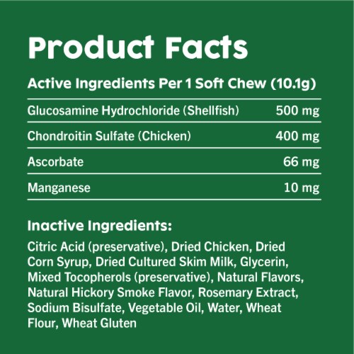 Greenies™ Hip & Joint Supplements For Adult Dogs Perspective: left