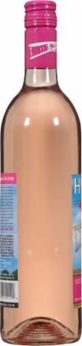 Hinnant Family Vineyards Pink Muscadine Wine Perspective: left