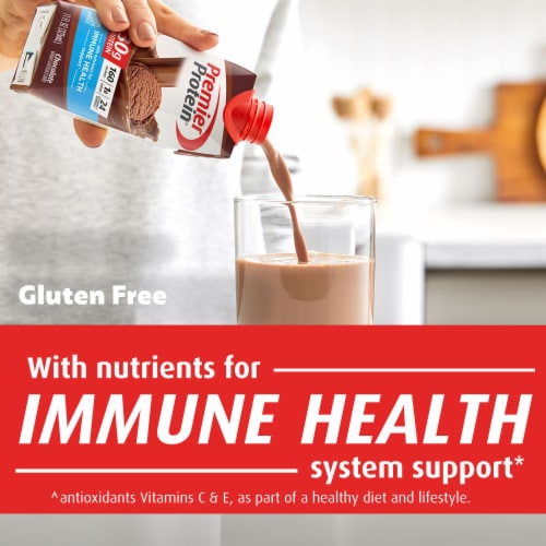Premier Protein® Chocolate Protein Shake Perspective: left