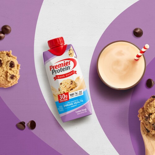 Premier Protein® Cookie Dough Protein Shakes Perspective: left
