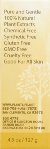 Plantlife Apricot Oatmeal Skin Bar Soap for Face and Body Perspective: left