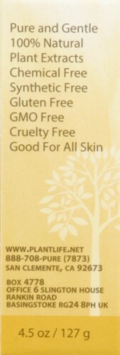 Plantlife Apricot Oatmeal Skin Bar Soap for Face and Body Perspective: left