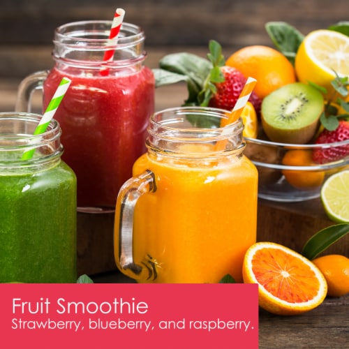 Tuscany Candle™ Fruit Smoothie Scented Triple Pour Jar Candle Perspective: left