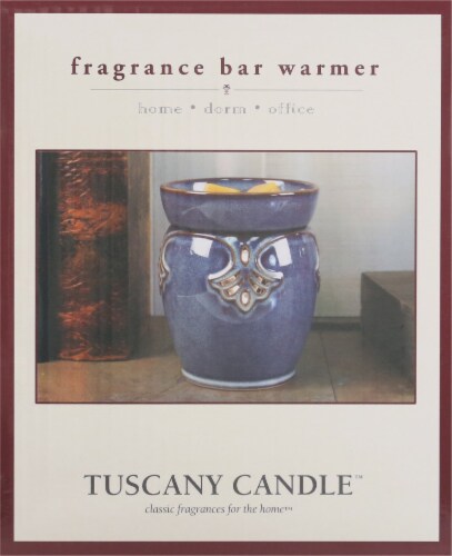 Tuscany Candle Art Deco Fragrance Bar Warmer - Blue Perspective: left