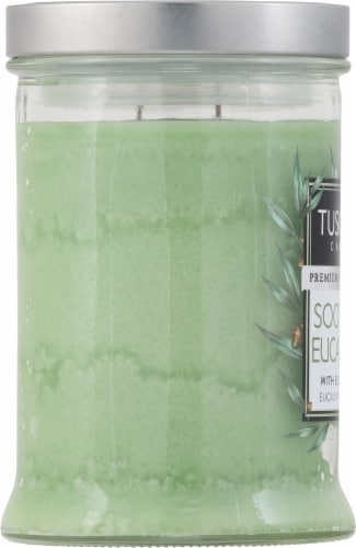 Tuscany Candle™ Jar Candle Soothing Eucalyptus Perspective: left