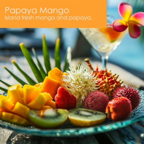 Tuscany™ Jar Candle Papaya Mango Perspective: left