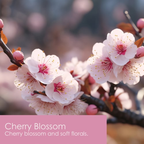 Tuscany Candle™ Cherry Blossom Premium Satin Wax Perspective: left