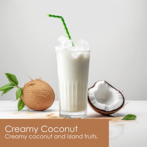 Tuscany™ Jar Candle Creamy Coconut Perspective: left
