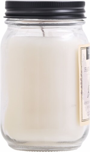Tuscany Candle Farmhouse Collection Lilac Breeze Scented Jar Candle Perspective: left