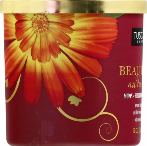 Tuscany Candle Beautiful Autumn Jar Candle - Red Perspective: left