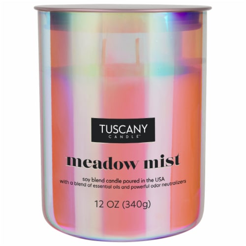 Tuscany Candle™ Serene Clean™ Collection Meadow Mist Scented Jar Candle Perspective: left