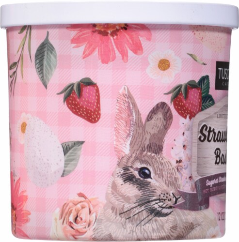 Tuscany Candle™ Limited Edition Jar Candle - Strawberry Basket Perspective: left