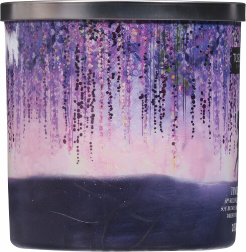 Tuscany Candle Valentine's Day Limited Edition Scented Jar Candle Timeless Perspective: left
