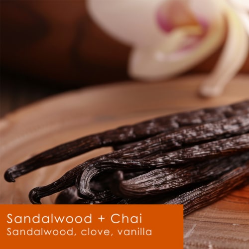 Tuscany Scented Jar Candle Sandalwood & Chai Perspective: left