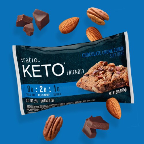 Ratio Soft Bake Chocolate Chunk Bar (Pack of 8) Perspective: left