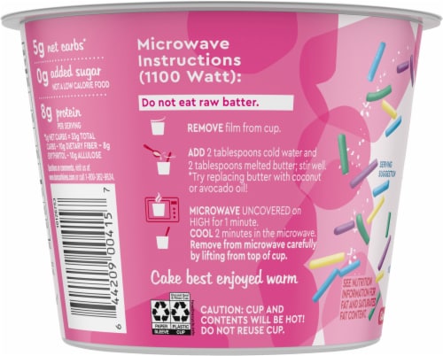 Duncan Hines® Keto Friendly Birthday Cake Mix Perspective: left