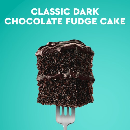 Duncan Hines Classic Dark Chocolate Fudge Cake Mix Perspective: left