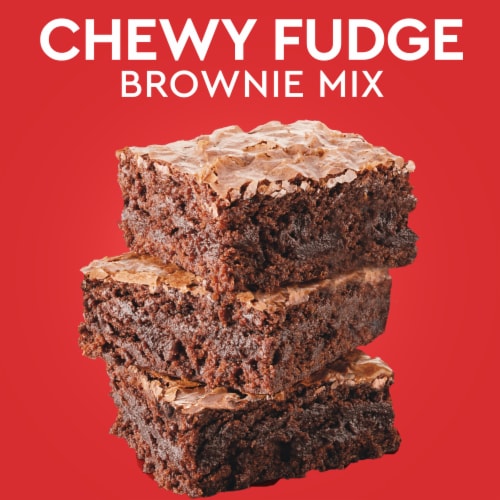 Duncan Hines® Family Size Chewy Fudge Brownie Mix Perspective: left
