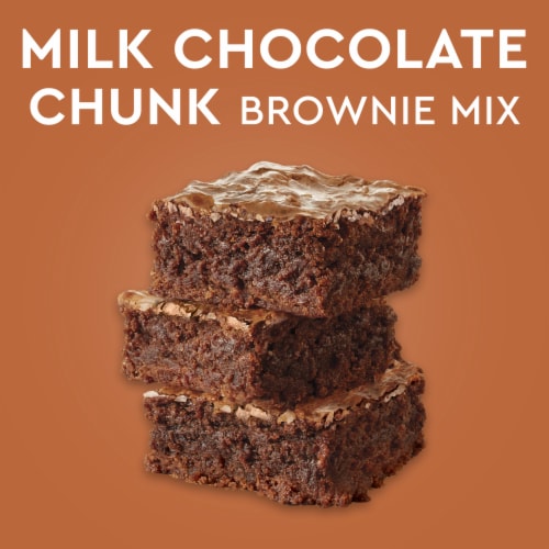 Duncan Hines Milk Chocolate Brownie Mix Perspective: left