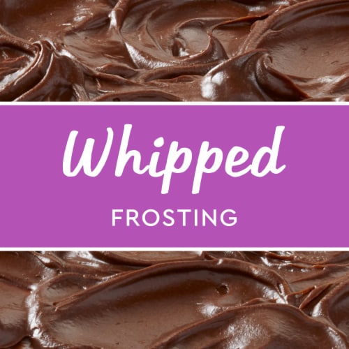 Duncan Hines Whipped Chocolate Frosting Perspective: left