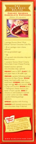 Duncan Hines Moist Deluxe German Chocolate Cake Mix Perspective: left